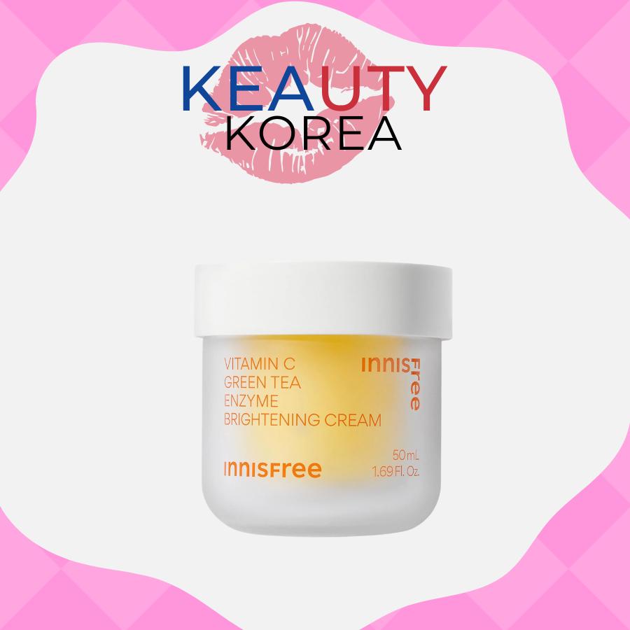 Innisfree Vitamin C Green Tea Enzyme Brightening Cream, 80ml