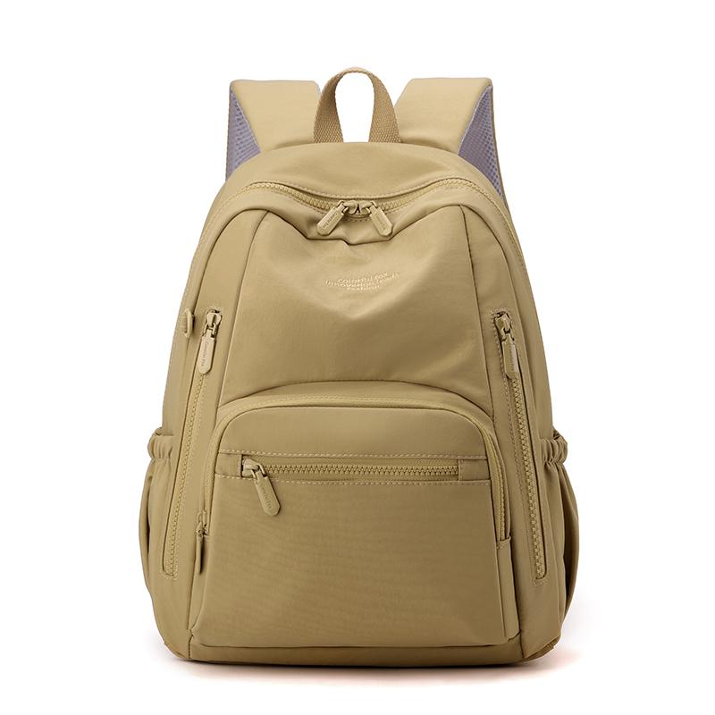 High Quality Fabric Women Backpack Large Capacity Girls School Backpack Fashion Casual Multi pockets Travel Backpack Sac