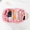 Women's Floral Makeup Bag New Arrival Travel Toiletry Cosmetic Pouch Large Capacity Portable Hand Carry Organizer Case