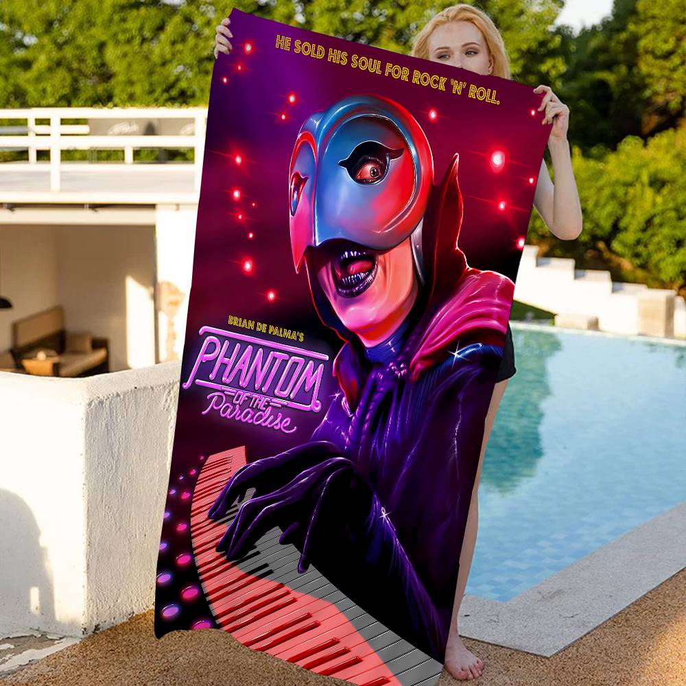 Klassischer Film Phantom der Oper Großes Mikrofaser-Strandtuch Schnelltrocknendes Handtuch Sandstrandtücher Poolhandtuch für Reise Schwimmen