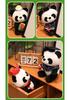 Graduation Panda Plush: Cute God of Studies Ornament for Success
