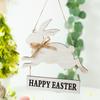 Easter Decorations, Ins, Rabbit Letters, Wooden Crafts, Wall Mounted Party Doors, Holiday Decorations, Home Decor Ornaments