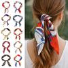 Long Slender Scarf Double-Sided Streamer Handbag Handle Ribbon Hair Band  Neckwear/Wrist/Waistband