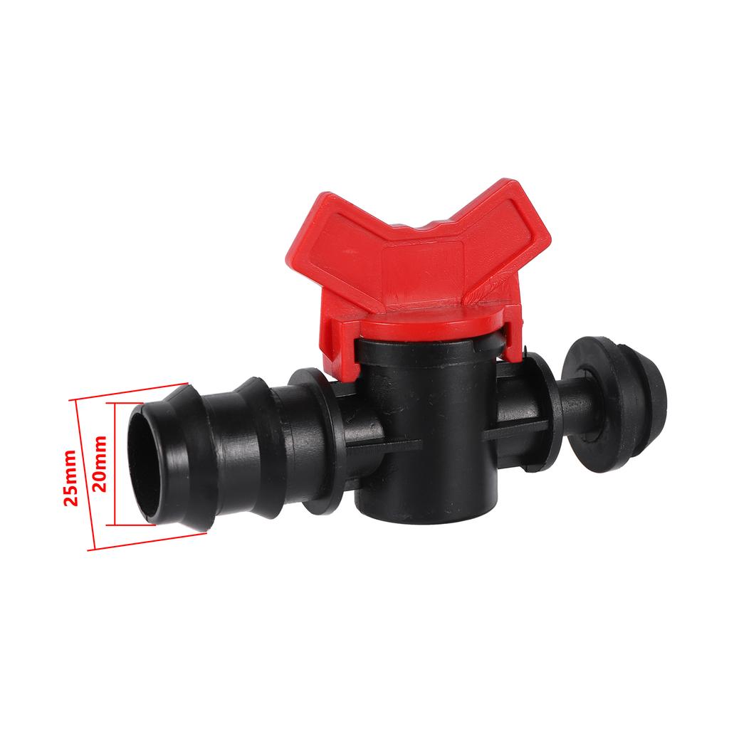Tuyau PVC Vanne à Boisseau Fileté Vanne à Boisseau Interrupteur d'Arrêt Raccord de Tuyau Accessoires d'Irrigation Joint d'Arrêt d'Eau d'Irrigation Goutte à Goutte