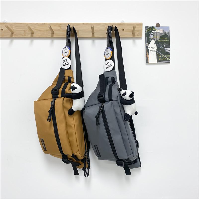 Modna unisexowa torba crossbody na klatkę piersiową i biodrowa do użytku codziennego, sportowego lub studenckiego
