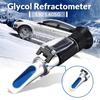 Handheld Glycol Refractometer Car Antifreeze Battery Acid Engine Coolant Tester Tool Auto Optical
