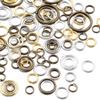 1 Schachtel 4/5/6/8/10/12mm Metall Offene Biegeringe Eisen Sprengringe O-Ring Verbinder Für Schmuckherstellung DIY Armband Halskette Ohrringe