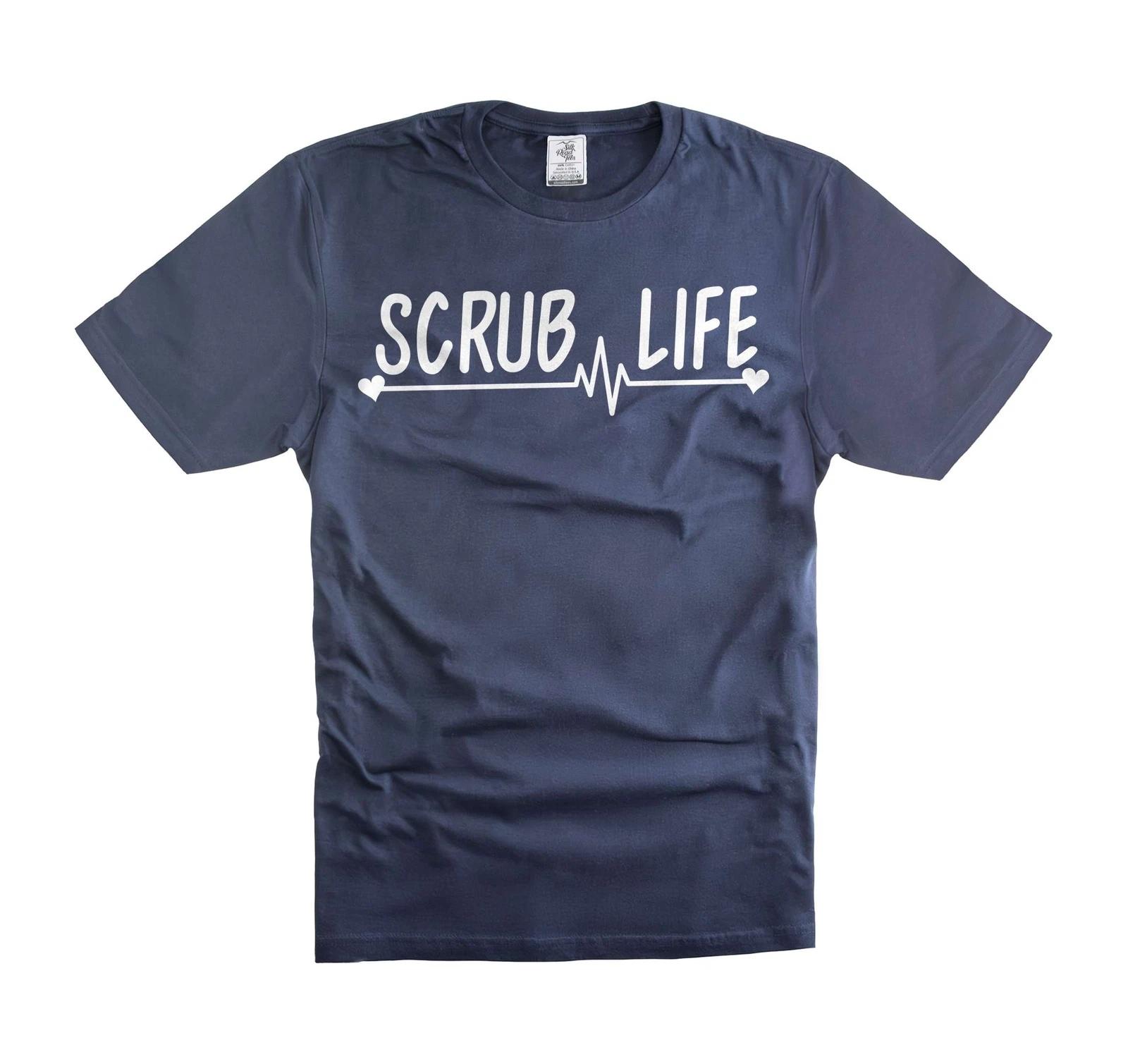 

Футболка Scrub Life Футболка Nurse Life Подарок медсестре Медицинские футболки Футболка Registered Nurse XL