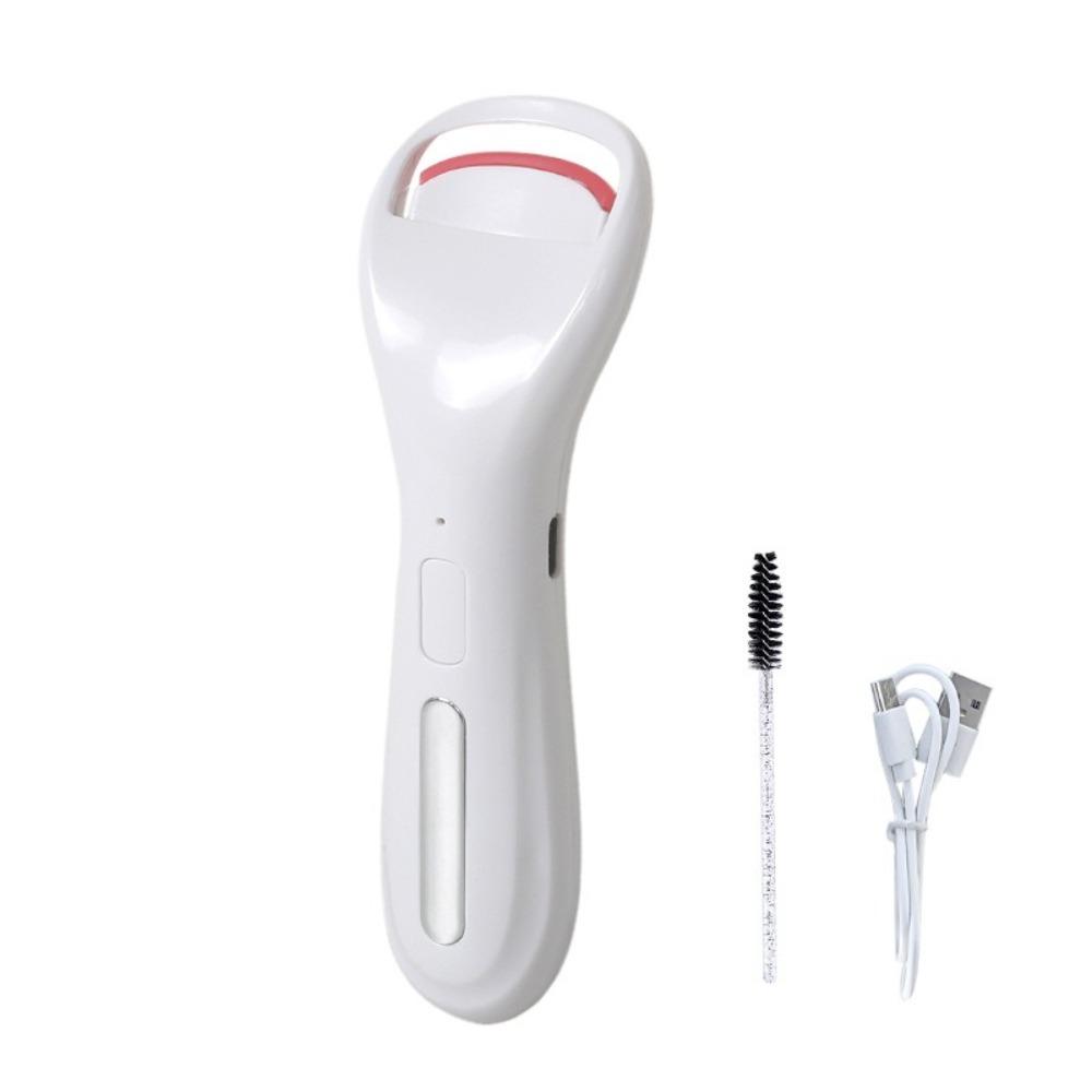 Lasting Curling Electric Eyelash Curler with 3 Temperature Fast Heating Heated Eye Lash Curlers Safe Control Comfortable Grip