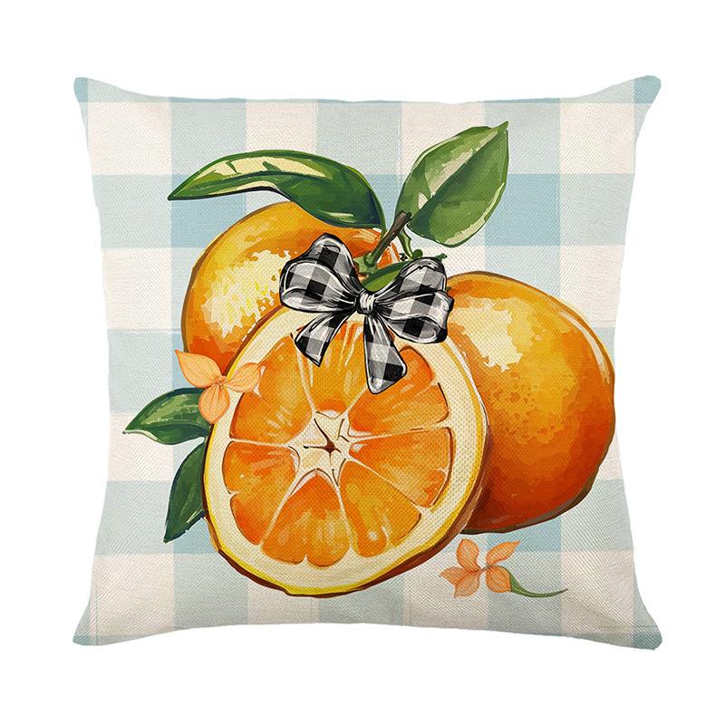 

Summer Fresh Fruit Pillowcase Sofa Living Room Pillowcase Pillowcase Home New Style 45*45cm