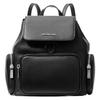 Zaino in Pelle Merritt con Coulisse e Pattina Piccolo da Donna Nero 35S6S0WB5L-001