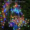 1pc 20/30/50/100 LED Solar Flower String Light Outdoor Cherry Blossom Fairy Lamp For Home Garden Patio Fence Yard Festival Decor