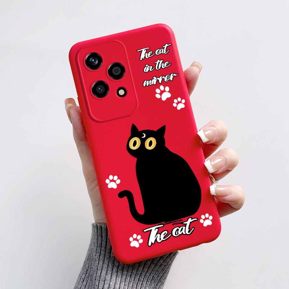 For Honor 200 Lite Case Stylish Painted Silicone TPU Phone Back Cover for Honor 200 Lite 5G Soft Case Honor200Lite 200Lite Funda