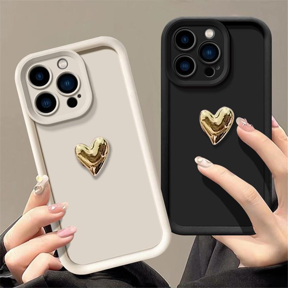 POCO X7 Pro Case 3D Love Heart Soft Phone Case For Xiaomi POCO X7 X6 X5 X3 F7 F6 M6 Pro POCO C65 C75 Matte Silicone Back Cover
