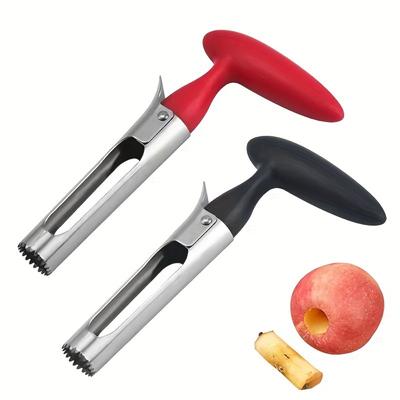 Apfelentkerner-Werkzeug - Einfach zu bedienen und zu reinigen, stabiler Kernentferner mit scharfen gezackten Edelstahl-Entkernern für Birnenfrüchte Leichtigkeit