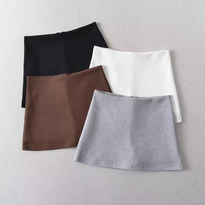 Schicker Hüftrock mit niedrigem Bund - Europäischer & Amerikanischer Stil mit eingebauten Sicherheitsshorts