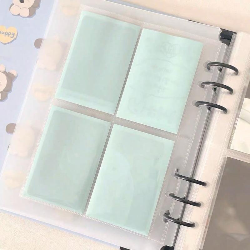 50pcs/Pack 61x91mm Ins Kpop Idol Card Sleeves Top Loaders Cards Protectors-Pink Back To School