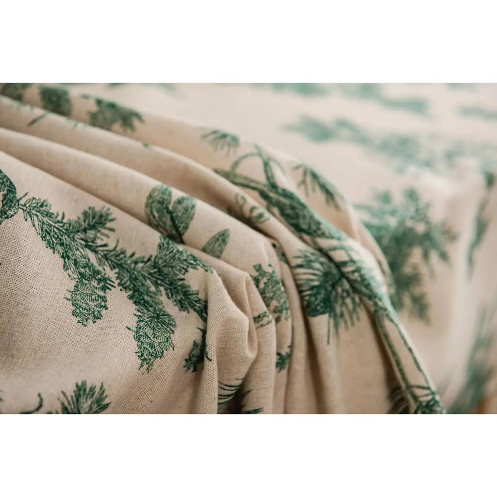 Bedruckte Tischdecke aus Kiefernholz, rechteckig, für Kaminsims, Mesa, Party, Hochzeit, Küche, Esszimmer, Dekoration, Tischdecke