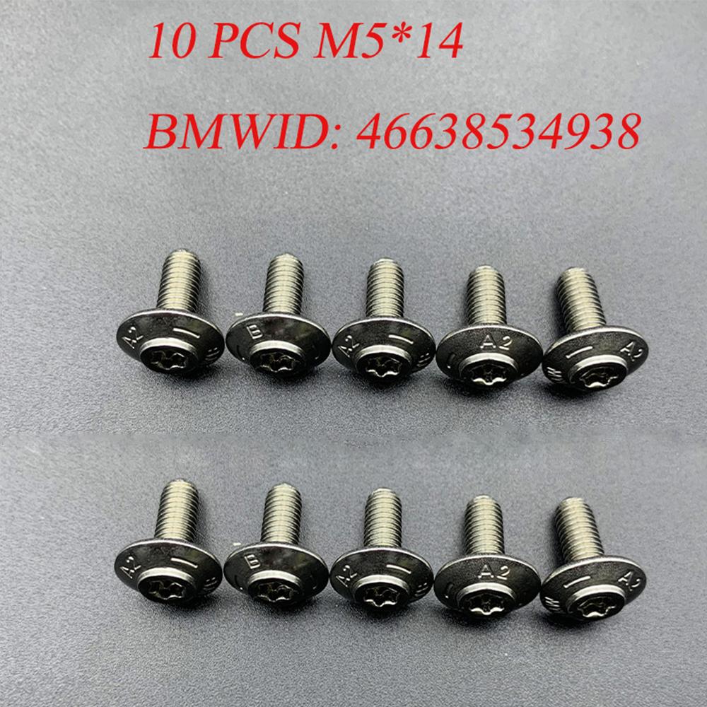 Motorcycle M5 Shell Stainless Steel Screws For BMW S1000RR K1300S HP4 K1600GT/GTL G310GS G310R F900XR R18 M1000R R1250RS R1250R