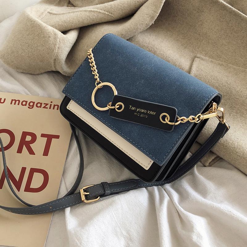 New Women Casual Messenger Bag Ladies Fashion Simple Shoulder Bag Korean Style Ladies PU Leather Messenger Bag