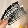 Hairpins for Women with Broken Hair In Summer, Pearl Teeth Comb At The Back of The Head, Bangs, Hairpins and Headwear