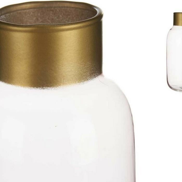 Vase - Design - Rose doré - Verre - 11 cm - Objets décoratifs