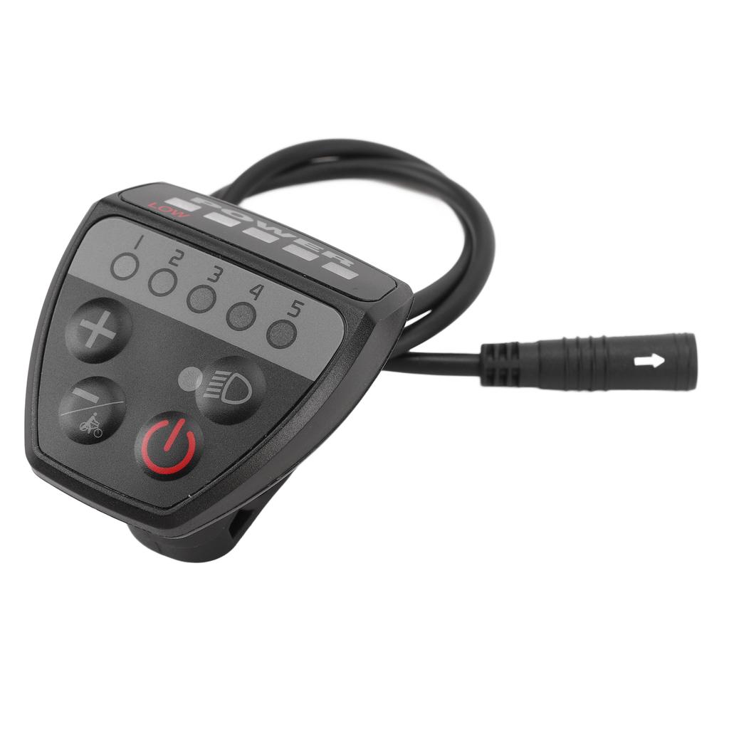 Electric Bike LED Display Speed Controller Smart Lightweight 24v 36v 48v Water Resistant 5pin Speed Controller LED
