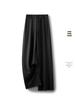 Spring 2025 Women's High-Waisted Grey Wide-Leg Trousers - Relaxed Fit, Loose Straight-Leg Casual Pants