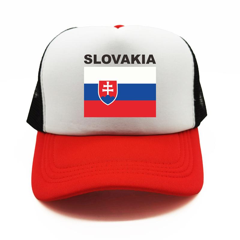 

Кепка дальнобойщика Словакии, летняя унисекс, крутая шляпа с флагом страны, бейсбольные кепки, унисекс, уличные сетчатые кепки