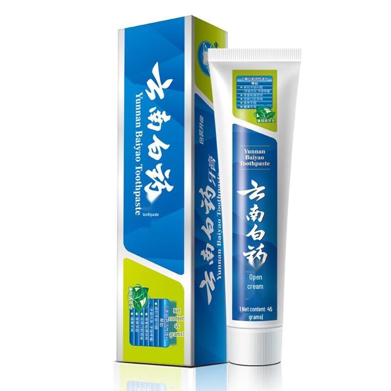 

Yunnan Baiyao Mint Refreshing Travel Toothpaste (2-Pack, 45g each)