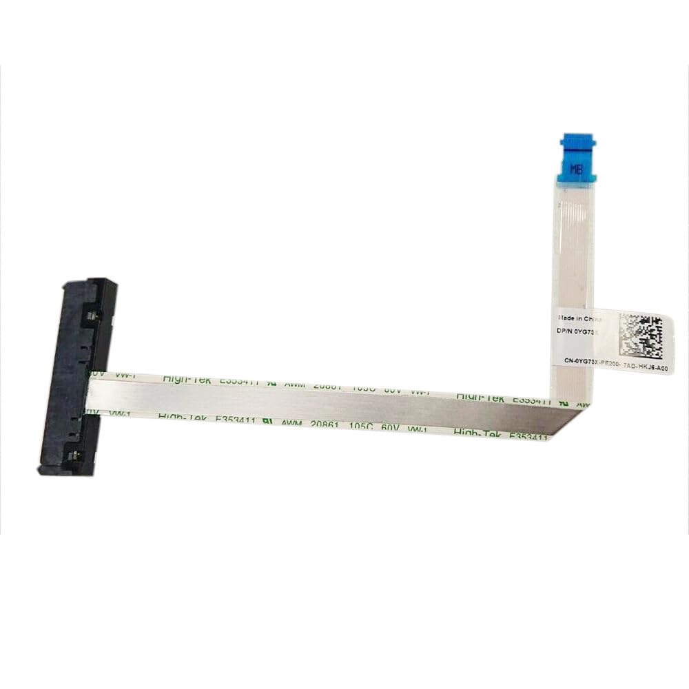 

HSSDTECH SSD HDD SATA Hard Drive Cable Connector Replacement for Dell Vostro 5370 5471 0YG73X HDD Hard Drive Connector Cable