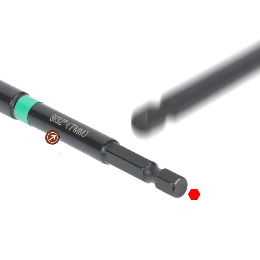 High Hardness Hex Socket Sleeve Magnetic Drill Bit  Extender Impact Socket Head  Power Screwdrive