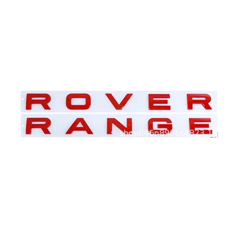 Front Hood Sticker Abs Car Trunk Letters Badge for Land Rover Range Rover Emblem Evoque Vogue Velar SV L405 L322 2 Q3 4 Sport