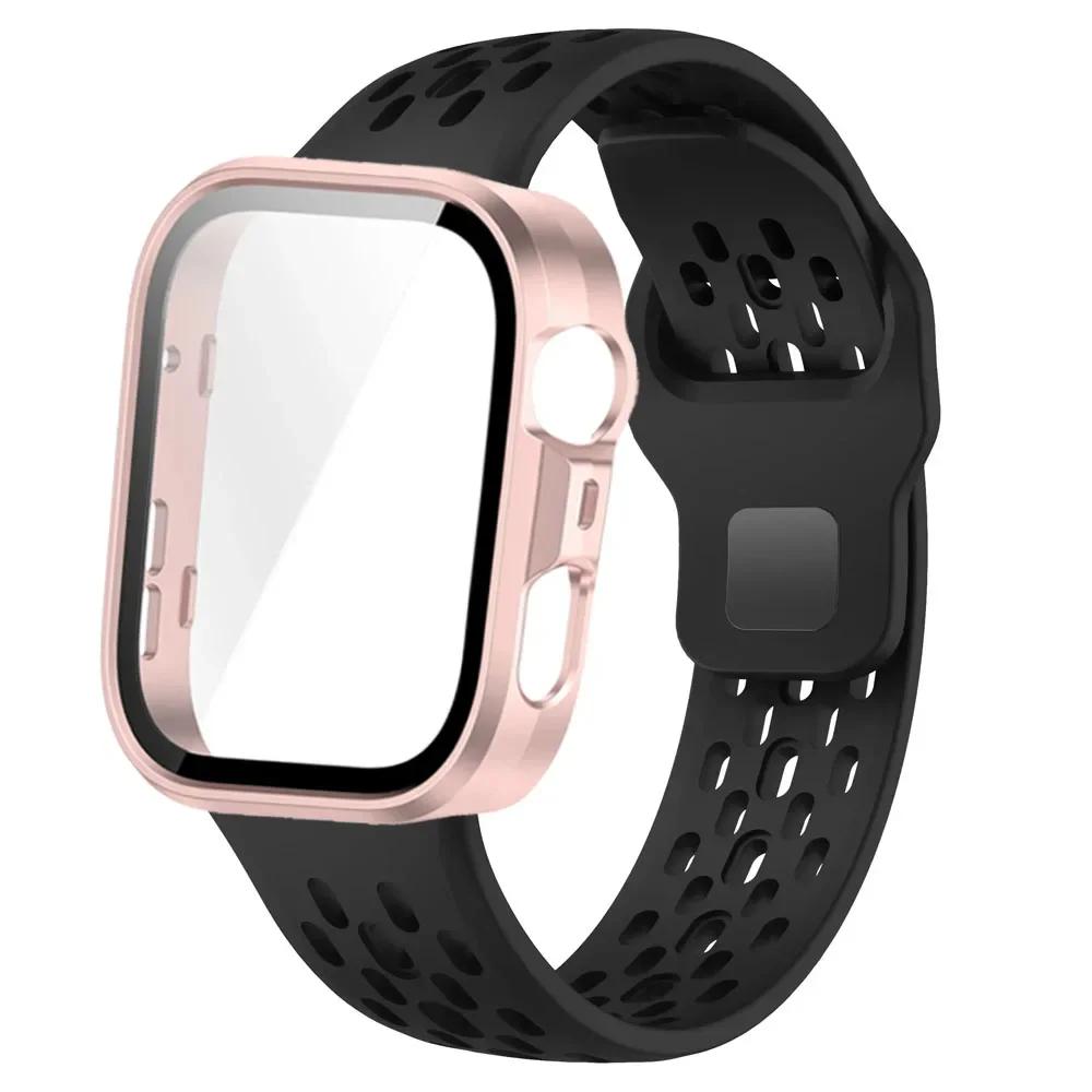 PC-Gehäuse+Silikonband Für Huawei Watch Fit 3 4 4 Pro Displayschutzhülle Armband Für Huawei Watch Fit 4 Pro Vollständige Abdeckung Schale