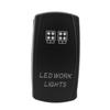 SPST Carling Switch Car Boat Truck Rocker Switch 1pc 5 Pin Marine Switch 12V 24V ON-OFF Blue LED Waterpoof