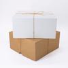 Retro Kraft Paper Gift Box with Hemp Rope and Adhesive Corners
