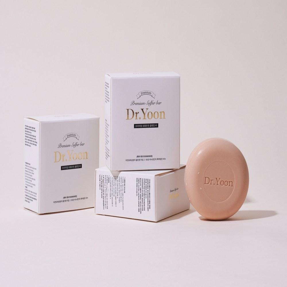 Dr. Yoon Svaveltvål 100g Akne Follikulit Känslig Rengöringstvål, 1 styck