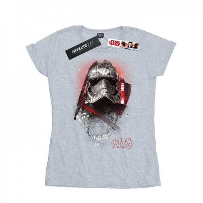 Womens/Ladies The Last Jedi Captain Phasma Brushed Cotton T-Shirt
