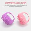 Silikon Kopfhautmassagegerät Tiefenreinigung Shampoo Bürste für juckende Kopfhaut & Professionelle Haarpflege Ätherisches Öl Shampoo Kamm