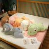 Large Cute Rabbit Hugging Plush Toy for Girl's Bed - Sleeping Pillow & Sweater Doll