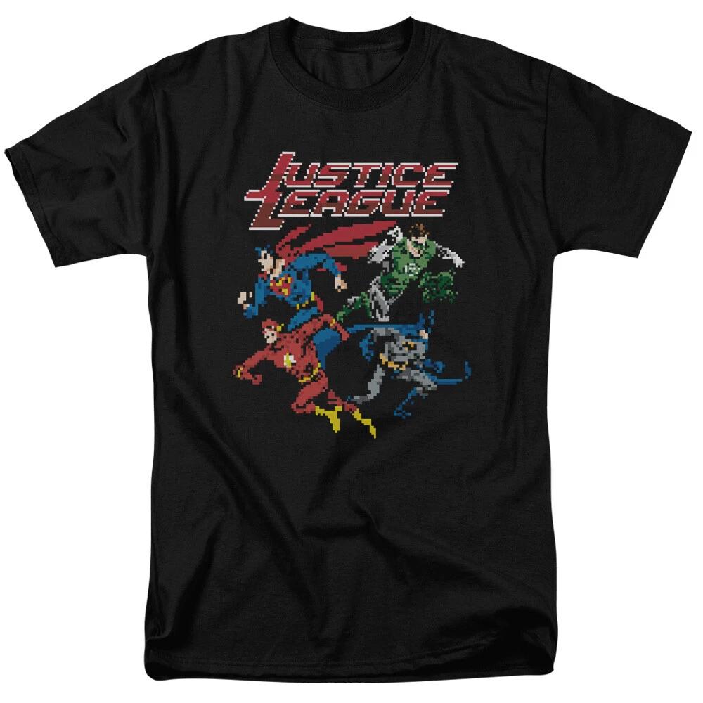 

Justice League Of America Pixel League T-Shirt - Regular or Tank - to 6X 2XL