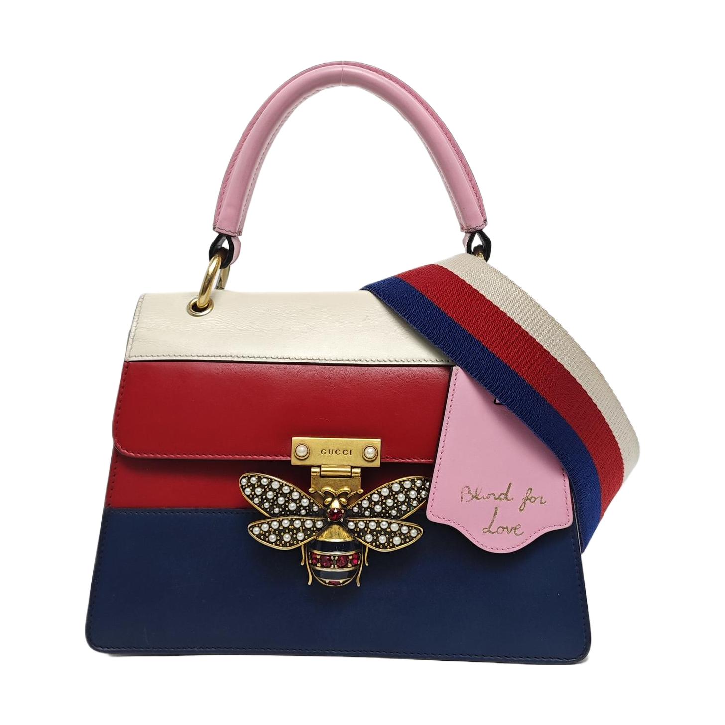 [Pre-Owned] Queen Margaret Small Multicolor Leather
