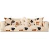 Universal Milk Velvet Sofa Cushion for All Seasons, Thickened Sofa Cover, Plush Cover Cloth