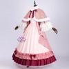 Victorique De Blois Cosplay Costume Wig Anime Gosick Pink Dress Maid Lolita Uniform Cloak Hairpin Halloween Party Women Anime