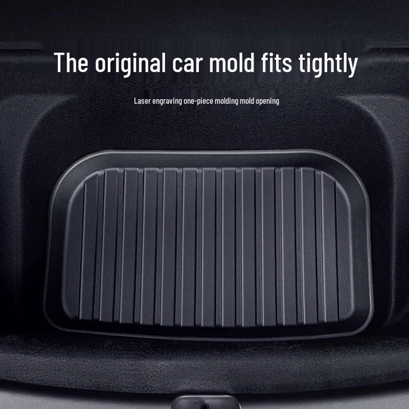 Tesla Model 3/Y Updated TPE Trunk Mats - Front & Rear, Protective Accessories for Retrofit.