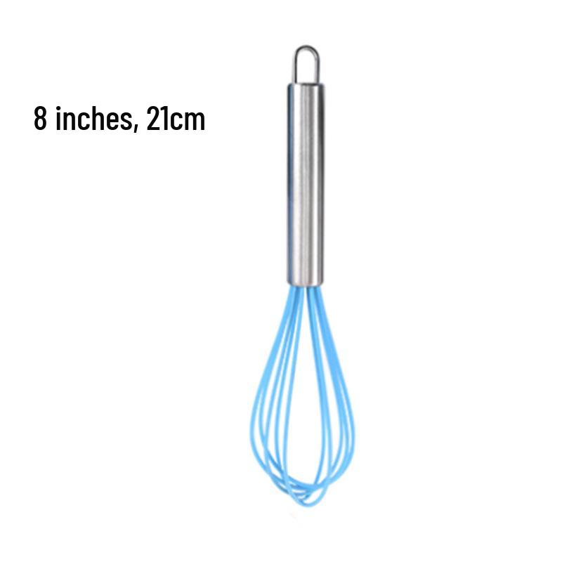 Food-Grade Stainless Steel Silicone Egg Whisk & Cream Whipper