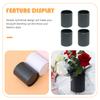 4Pcs Tiny Round Flower Box Premium Cardboard Flower Bouquet Wrapping Box for Celebrations DIY Craft Floral Display Small Floral