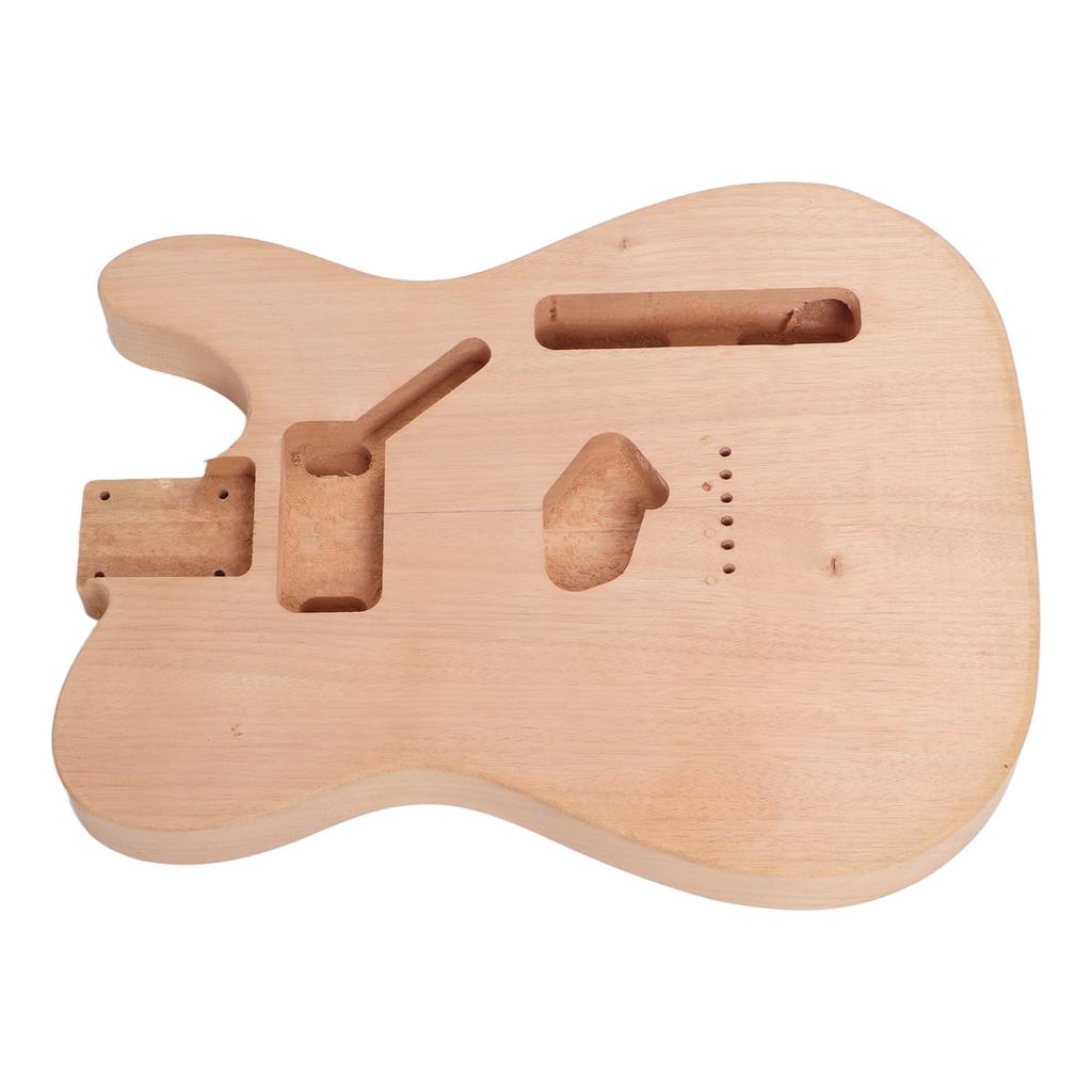 Unlackierter E-Gitarrenkorpus Mahagoni DIY Professioneller E-Gitarrenkörper Ersatzrohling GSB11