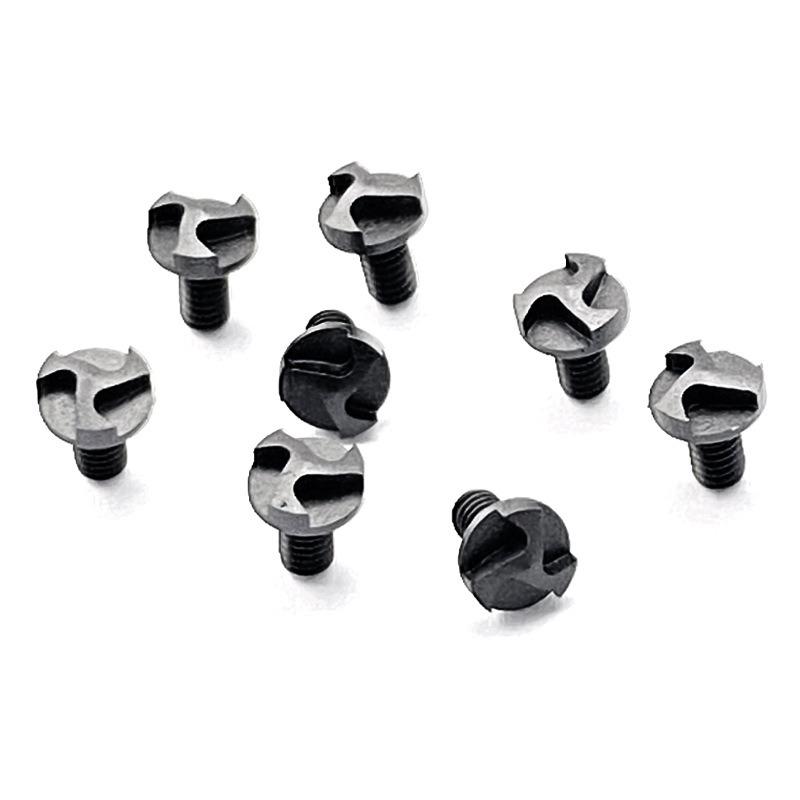 Customized M2.5 Windmill Head Screws for DIY Folding Knife Modification Accessories Stainless Steel Knife Handle Screws-4pieces