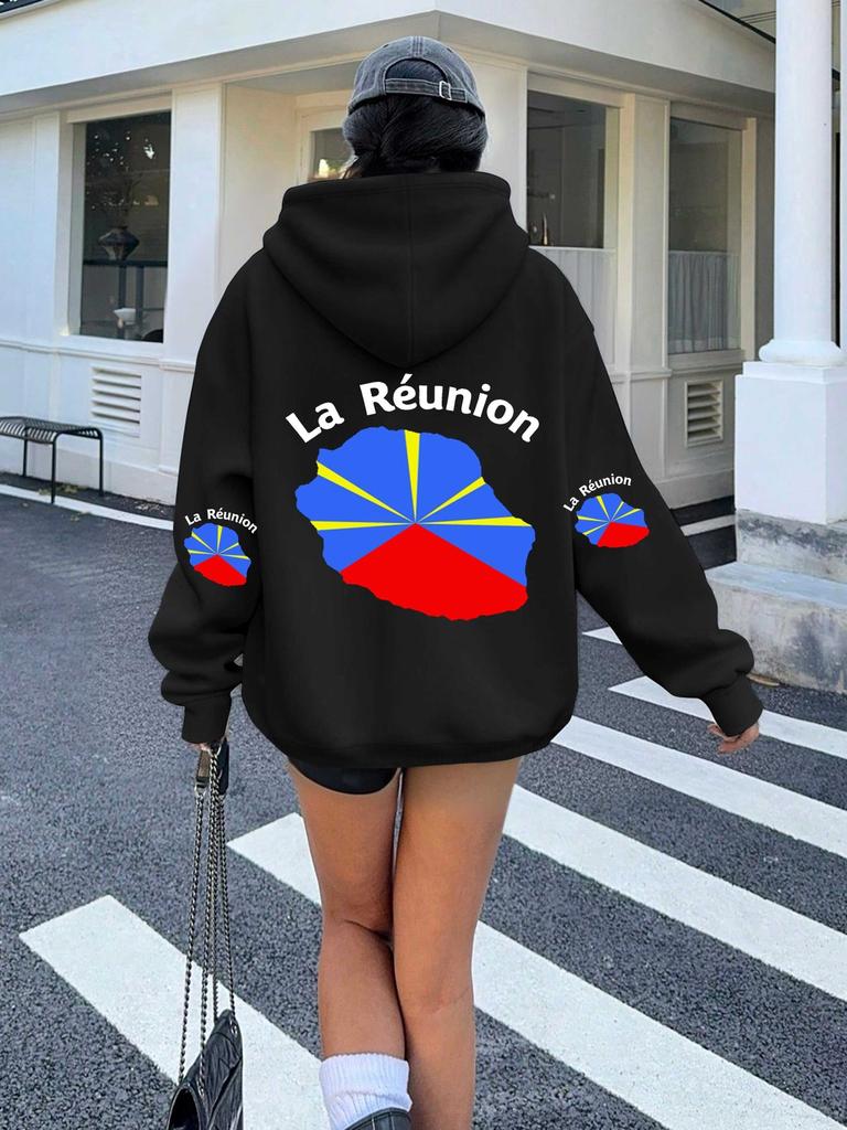 Meeting La R union Geometric Island 974 women's hoodies